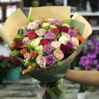RENKLİ GÜL BUKETİ 1