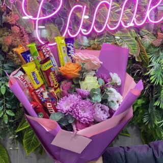 SEVGİLİYE ÖZEL ÇİKOLATA BUKETİ